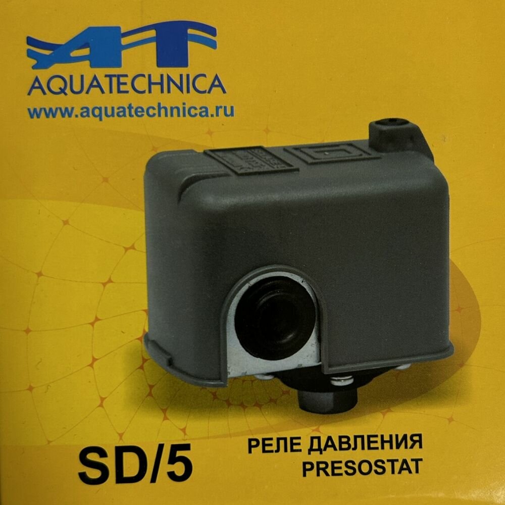 Контроллер реле давления Aquatechnica SD/5 для насосов