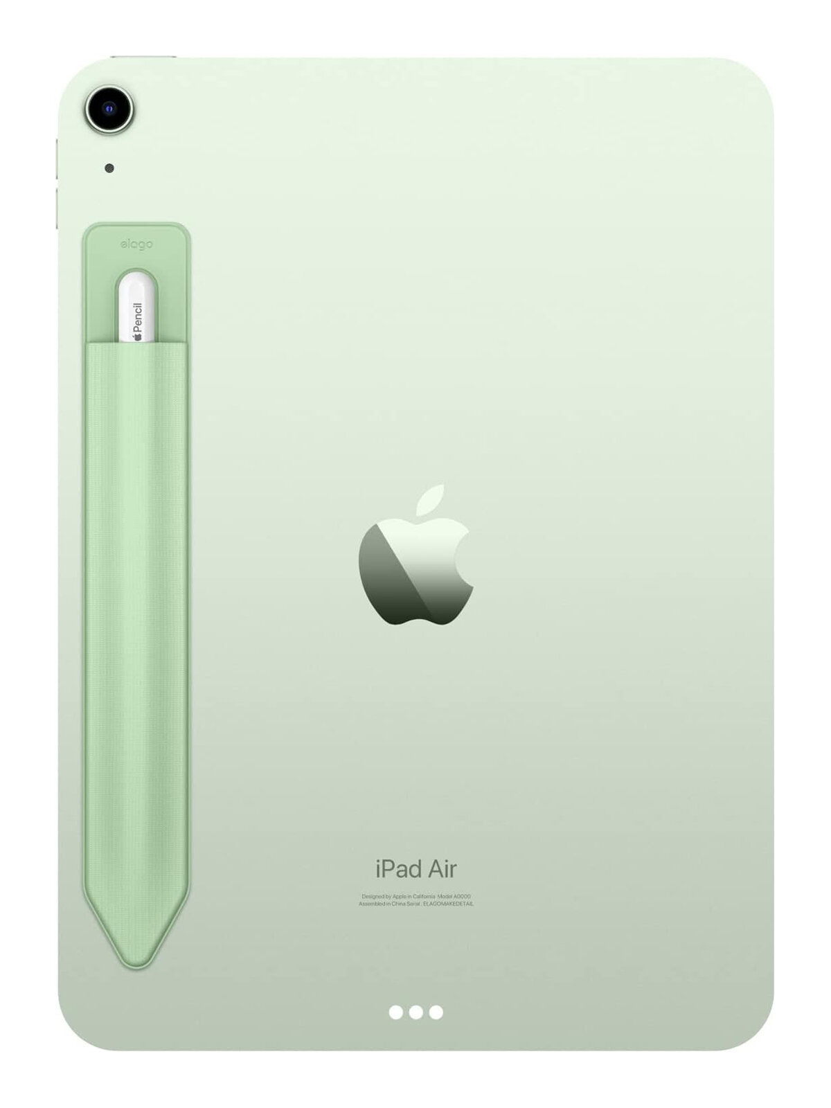 Elago для Apple Pencil 1/2/USB-C держатель-чехол Silicone Holder Pastel Green