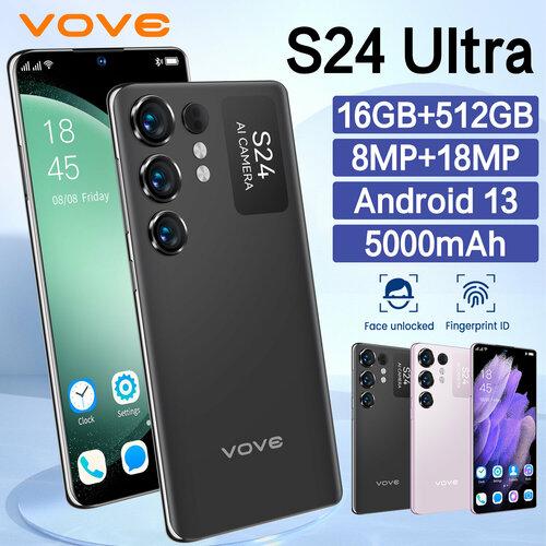 Смартфон S24 Ultra 16512GB MediaTek Helio G99 blck 3G4G5G 10620₽