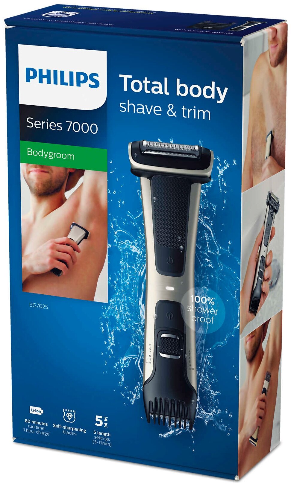 Обзор: Триммер Philips Bodygroom Series 7000 BG7025/15