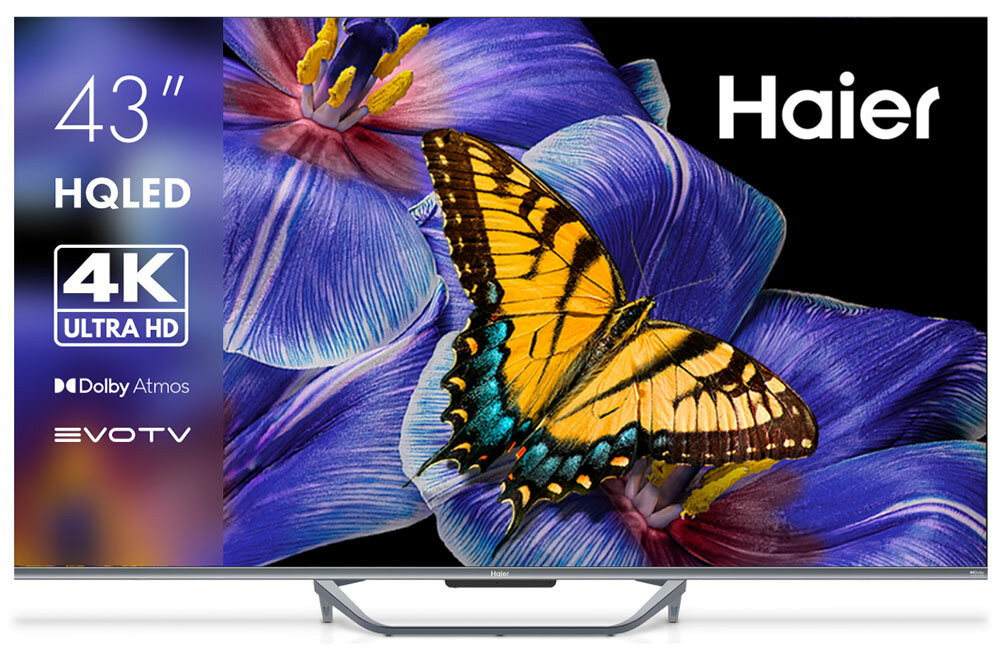 Телевизор Haier 43 Smart TV S4 серый