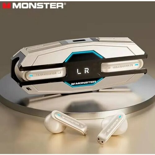 Monster XKT08 Pro бежевые