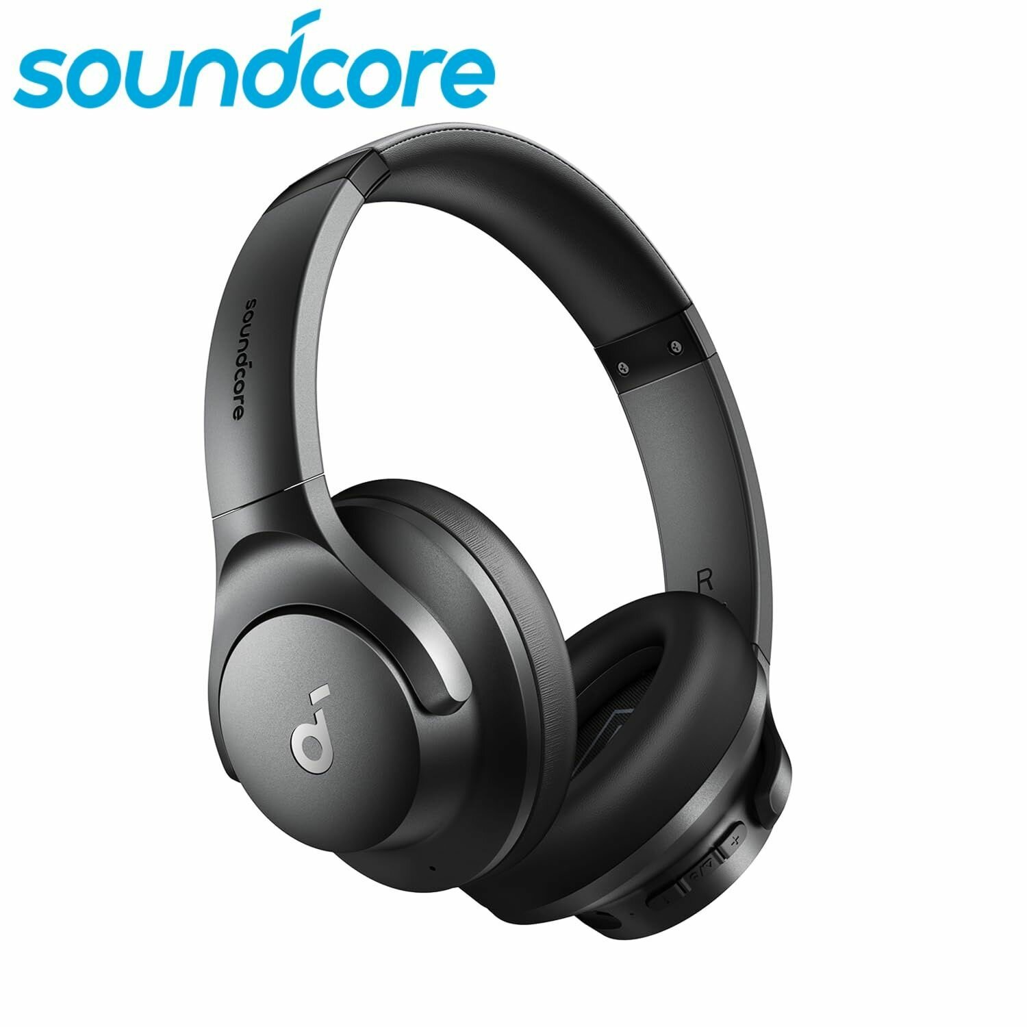 Soundcore by Anker Q20i Гибридные активные шумоподавляющие наушники, беспроводной Bluetooth, длительное время воспроизведения 40H ANC, аудио с высоким разрешением, большой бас