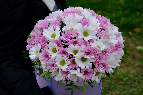 Изображение товара Композиция из хризантемы "Грация"