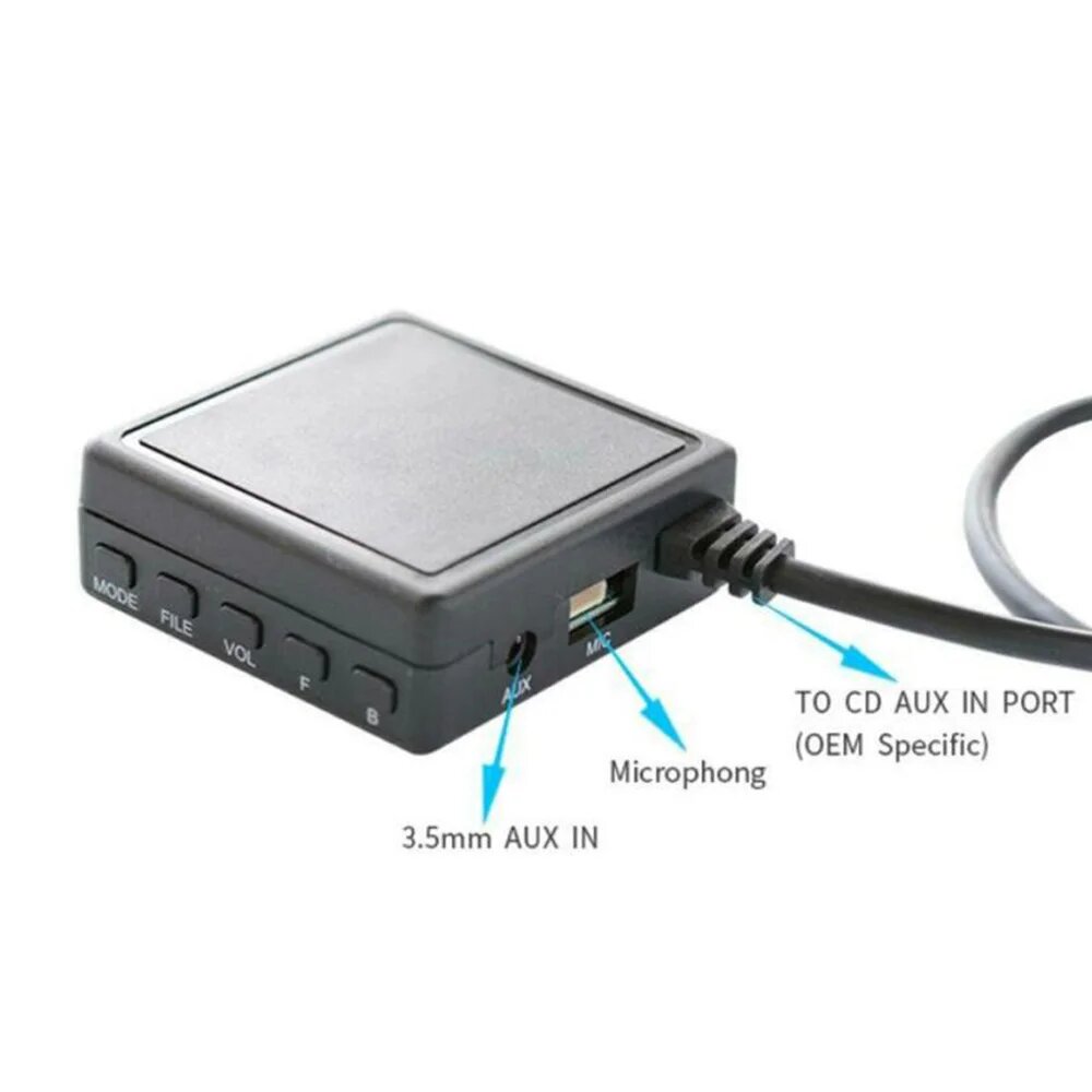 Модуль Bluetooth 5,0, кабель громкой связи AUX для автомобильной стереосистемы Pioneer IP-BUS — фото 1