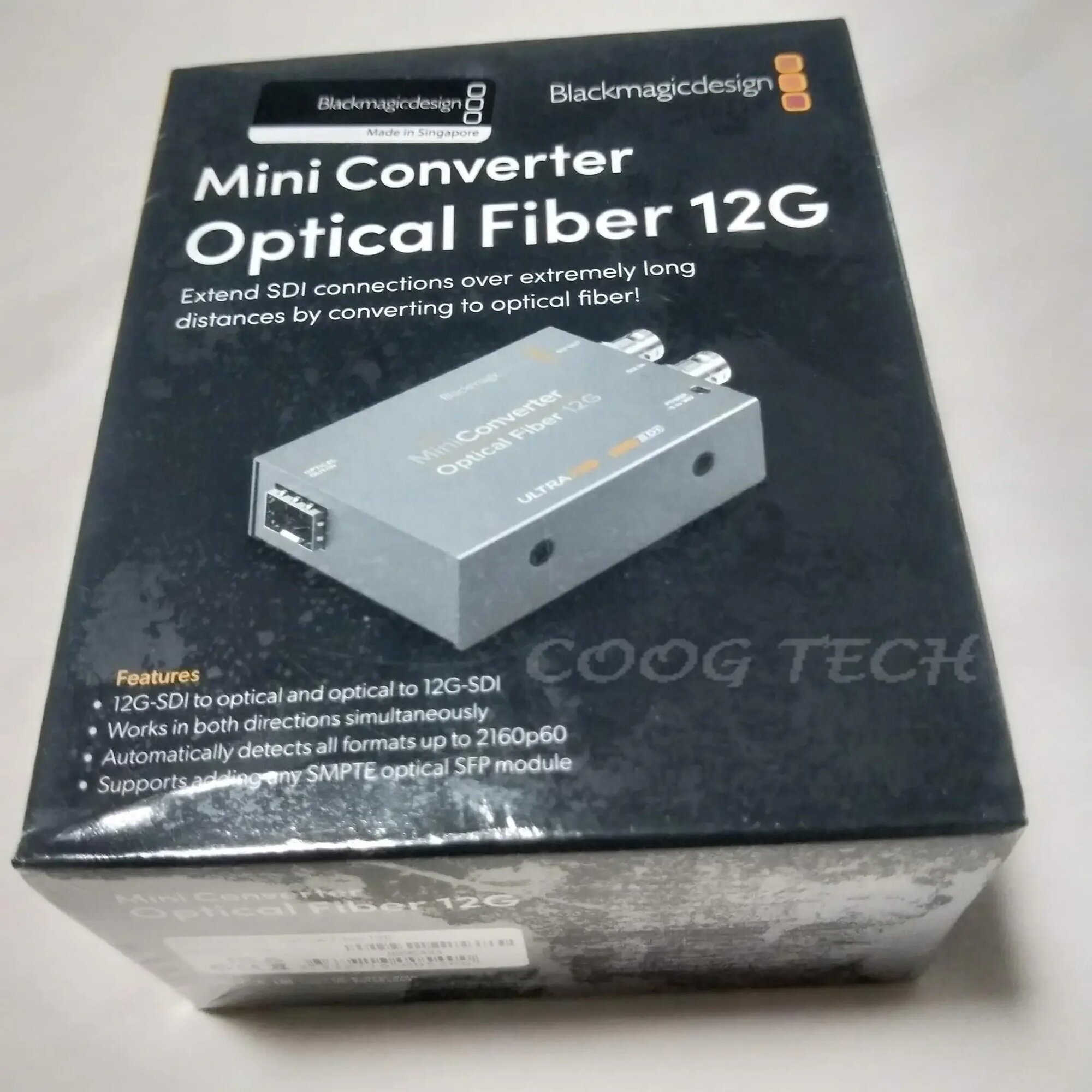 Blackmagic Design BDM Mini Converter Optical Fiber 12G, 12G-SDI