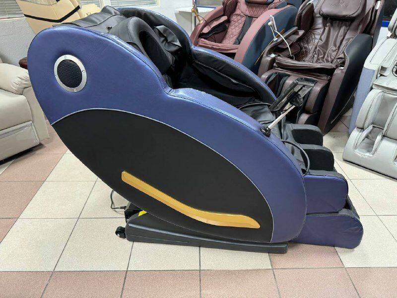 Массажные Кресла Xiaomi Массажное кресло "Q1", автоматическое, с функцией прогрева, Zero-G, синее