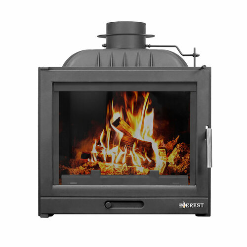 Каминная топка чугунная EVEREST U10 для дома диаметр дымохода 150 58990₽