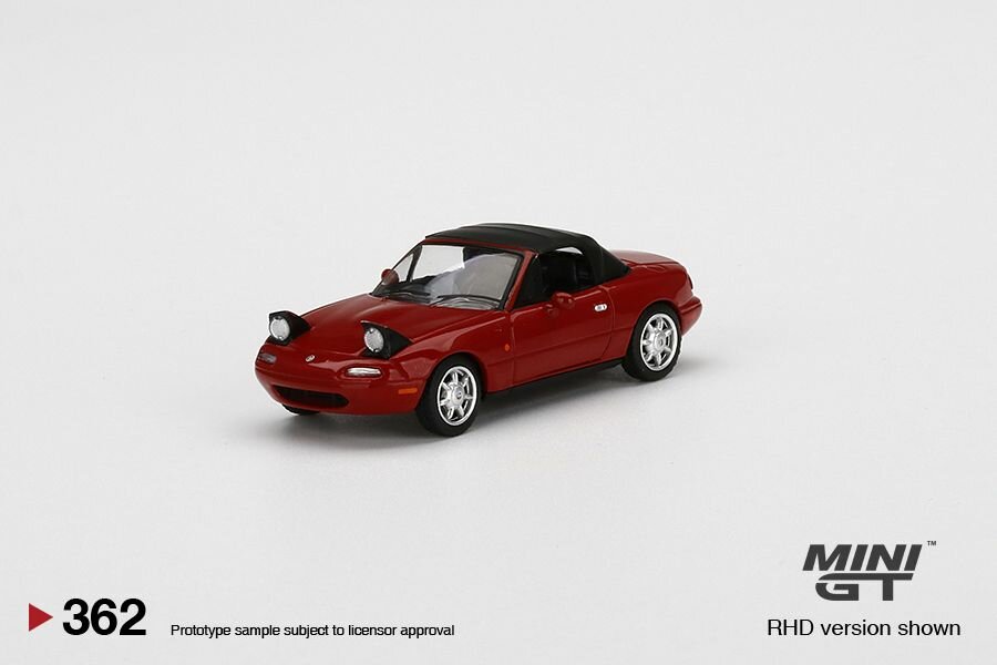 Машинка minigt 1:64 MAZDA Miata MX-5 (NA) #362 Collection die cast alloy car model decoration giftAa