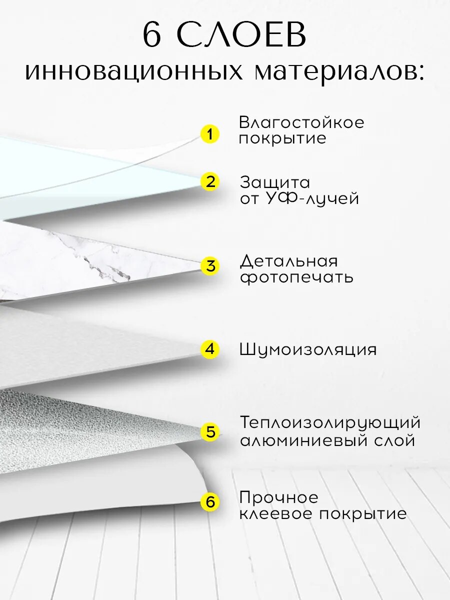 Панели стеновые Conflate самоклеящиеся декоративные 30*30 см, 20 шт, бело-серый — фото 1