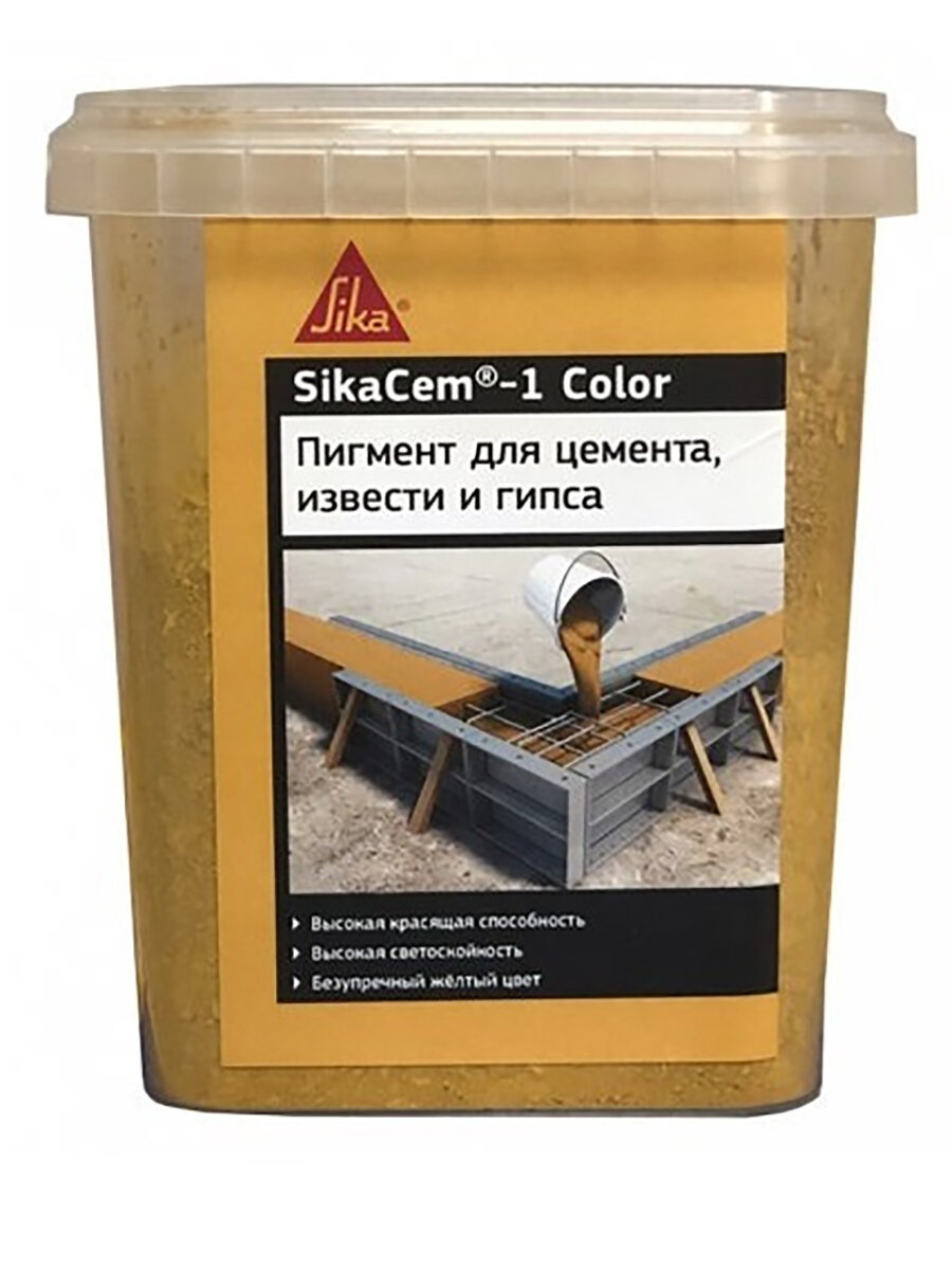 Краситель SikaCem-1 Color жёлтый 500г