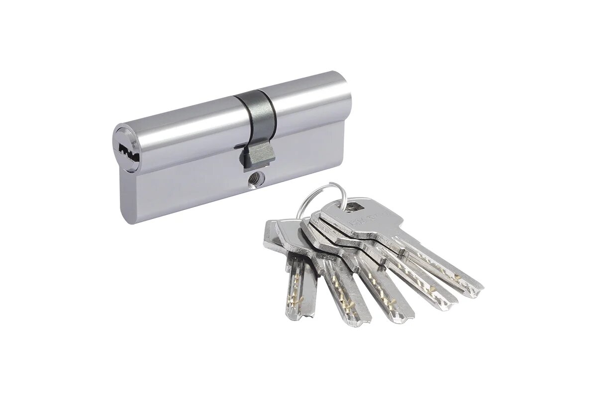 Цилиндровый механизм нора-м ЕСО Z ЛП-80 45-35 хром 18417