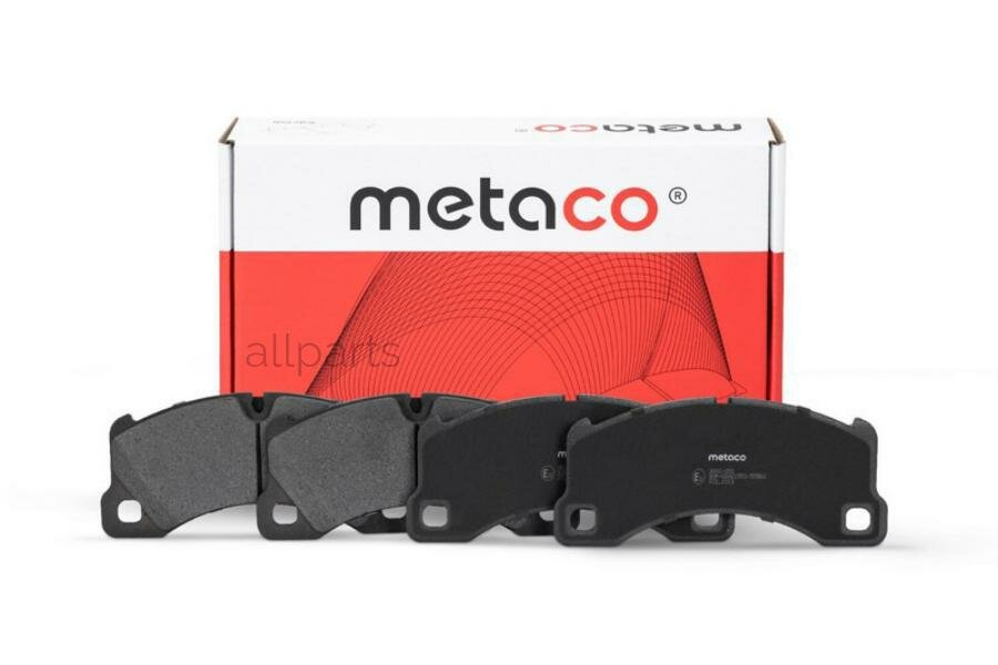METACO 3000-281 Колодки тормозные передние к-кт