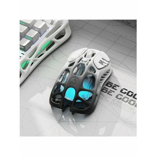 Mercury M1 Pro RGB подсветка эргономичный дизайн и легкий вес 88 г 24 ГГц и Bluetooth 51 цвет Gradient Black для ПК киберспорт работа подарок совместимость с Windows и macOS 17100₽