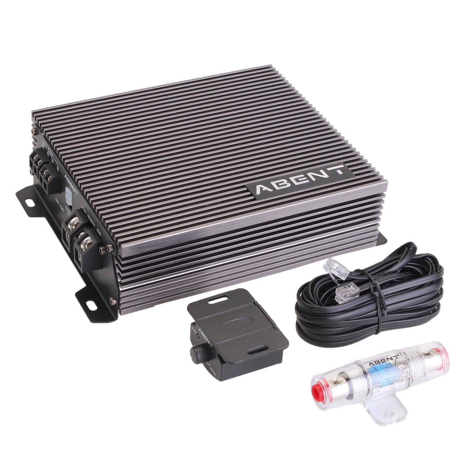 Усилитель ABENT AA1.700, 1 канал, Bass Boost, мостовой режим