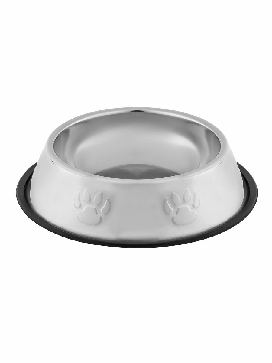Миска для домашних животных VETTA металлическая 400 мл для собак кошек