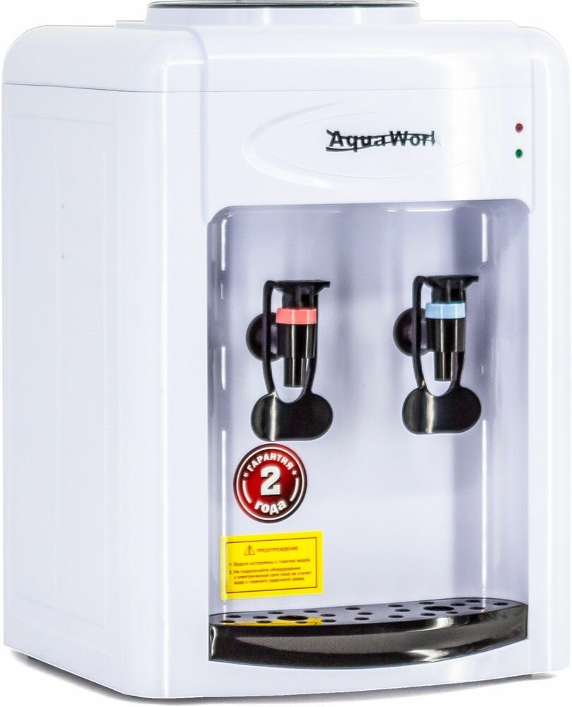 Кулер для воды Aqua Work 0.7TWR бело-черный, без нагрева и охлаждения (24609)