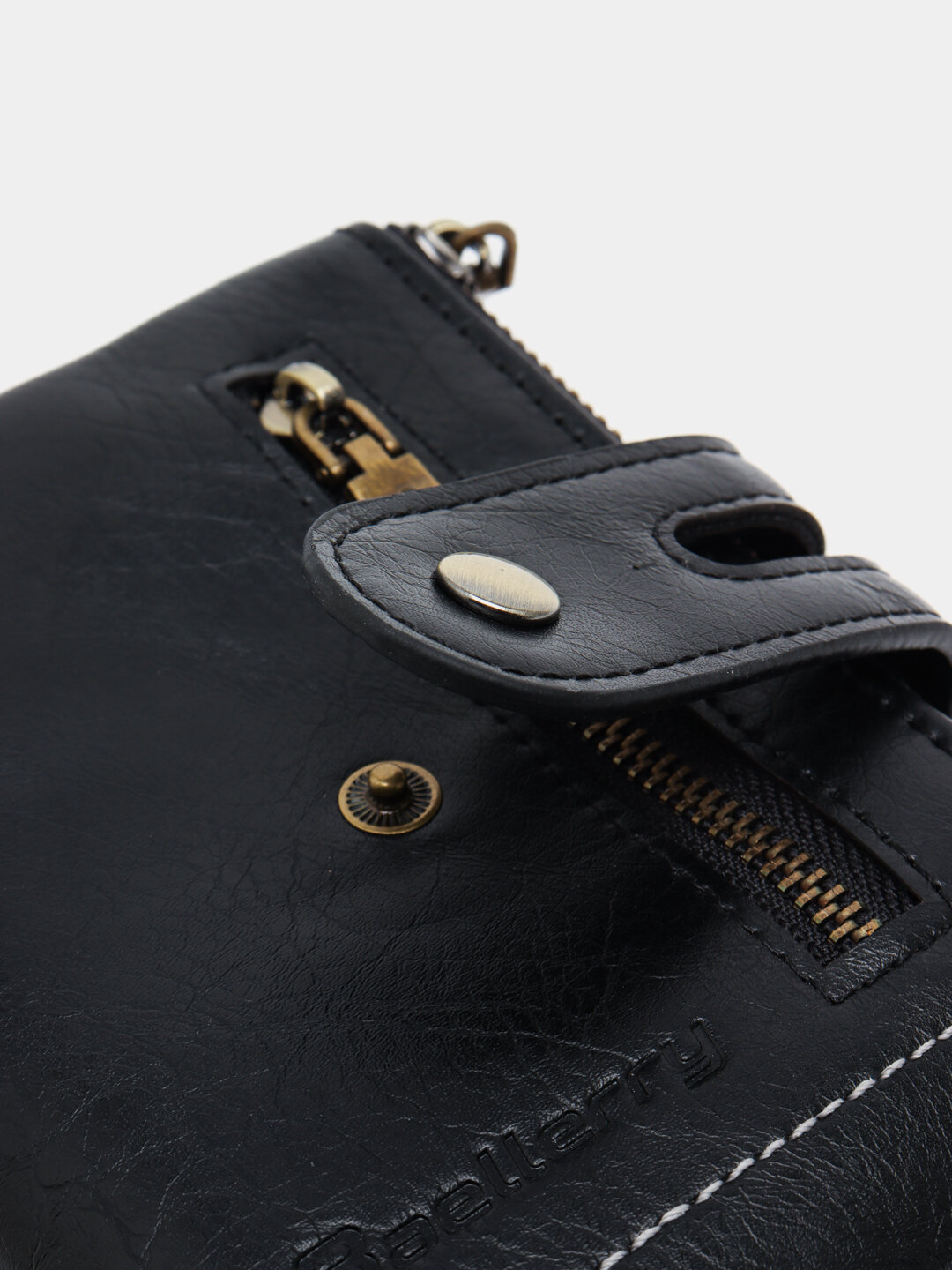 Портмоне baellerry, фактура гладкая, black — фото 1