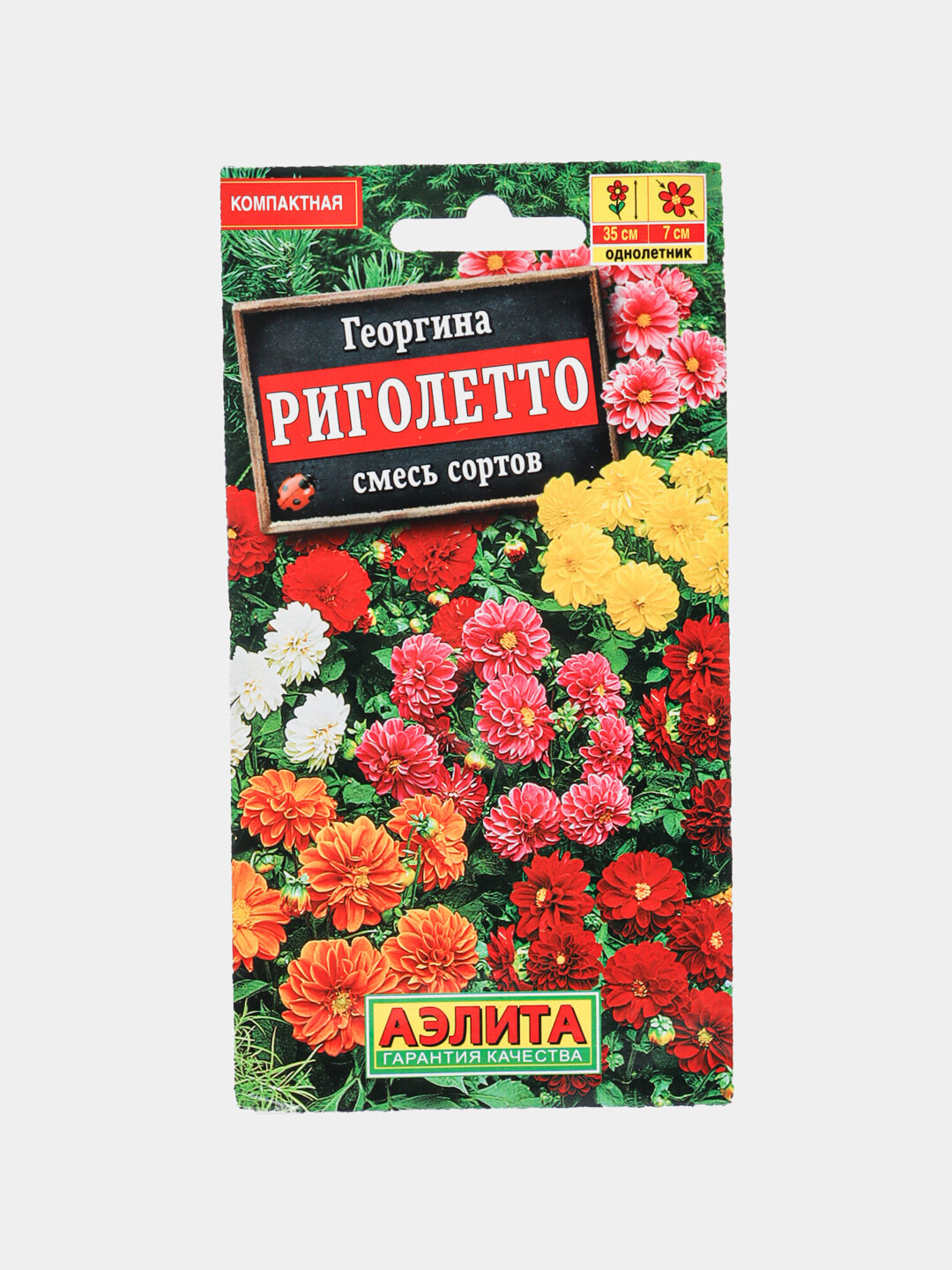 Семена цветов "Георгина", сорт Риголетто