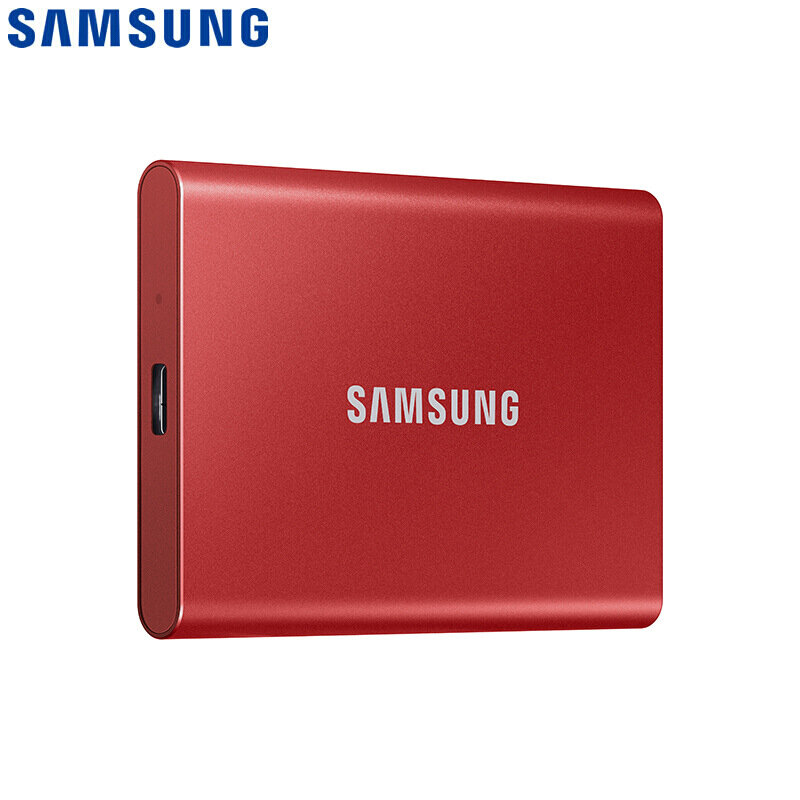 Внешний SSD диск Samsung T7 2tb Красный / MU-PC2T0R/WW