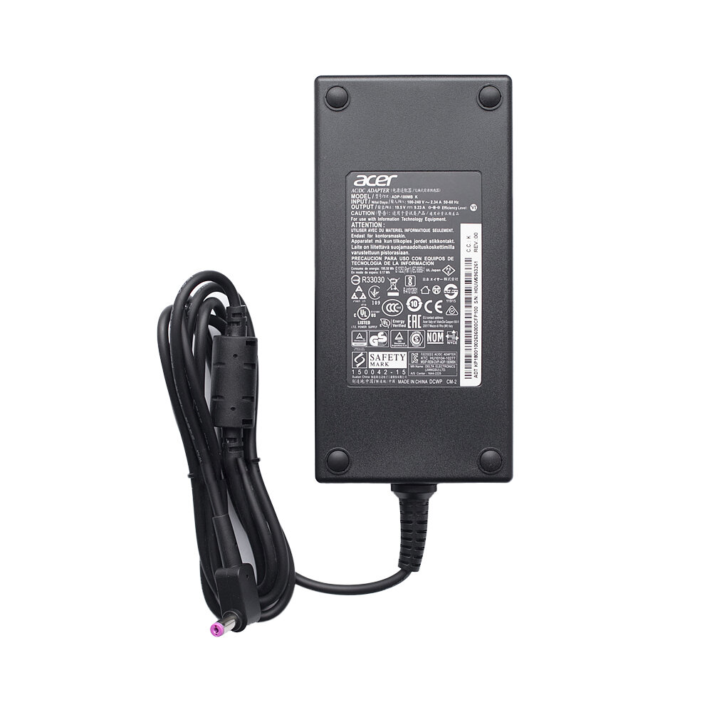 Блок питания 19.5V 9.23A для ноутбука Acer Nitro AN515-54 / Acer Nitro AN515-57 / Acer Nitro AN515-55 / Acer Nitro AN515-58 / Acer Nitro 5 AN515-45 / Acer Nitro AN517-52 - 180W