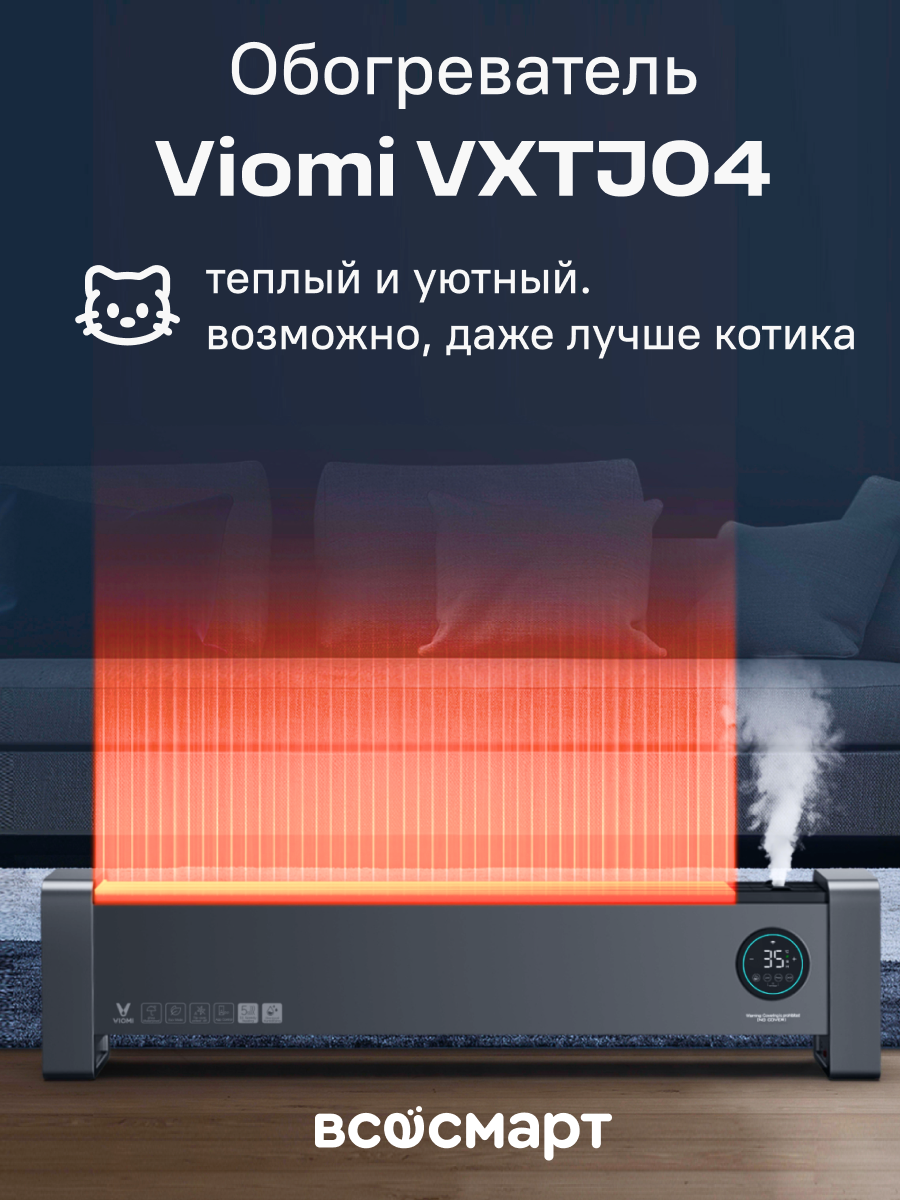 Умный обогреватель Viomi Smart Heater Pro 2 конвектор серый