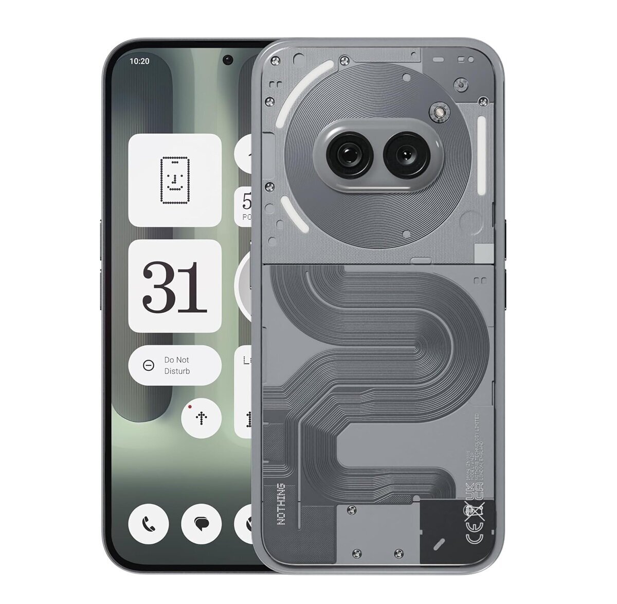 Смартфон Nothing Phone (2a) Plus 12/256, Global, Dual nano SIM, серый