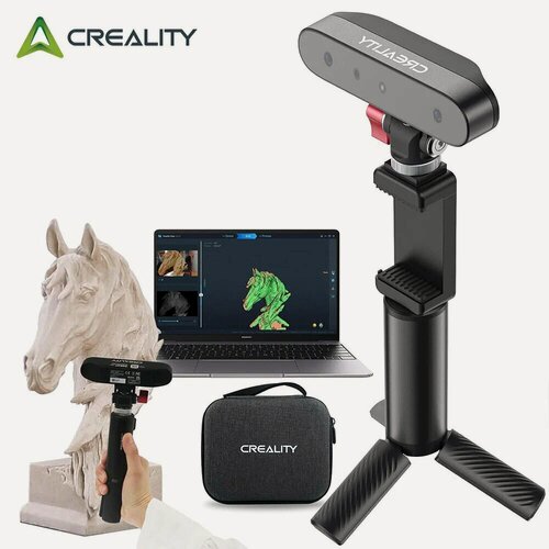 Изображение товара 3D-сканер Creality 3D-сканер CR-Scan Ferret для 3D-печати и моделирования, портативный ручной сканер с быстрым сканированием 30 кадров в секунду, точностью 0,1 мм, двухрежимным сканированием