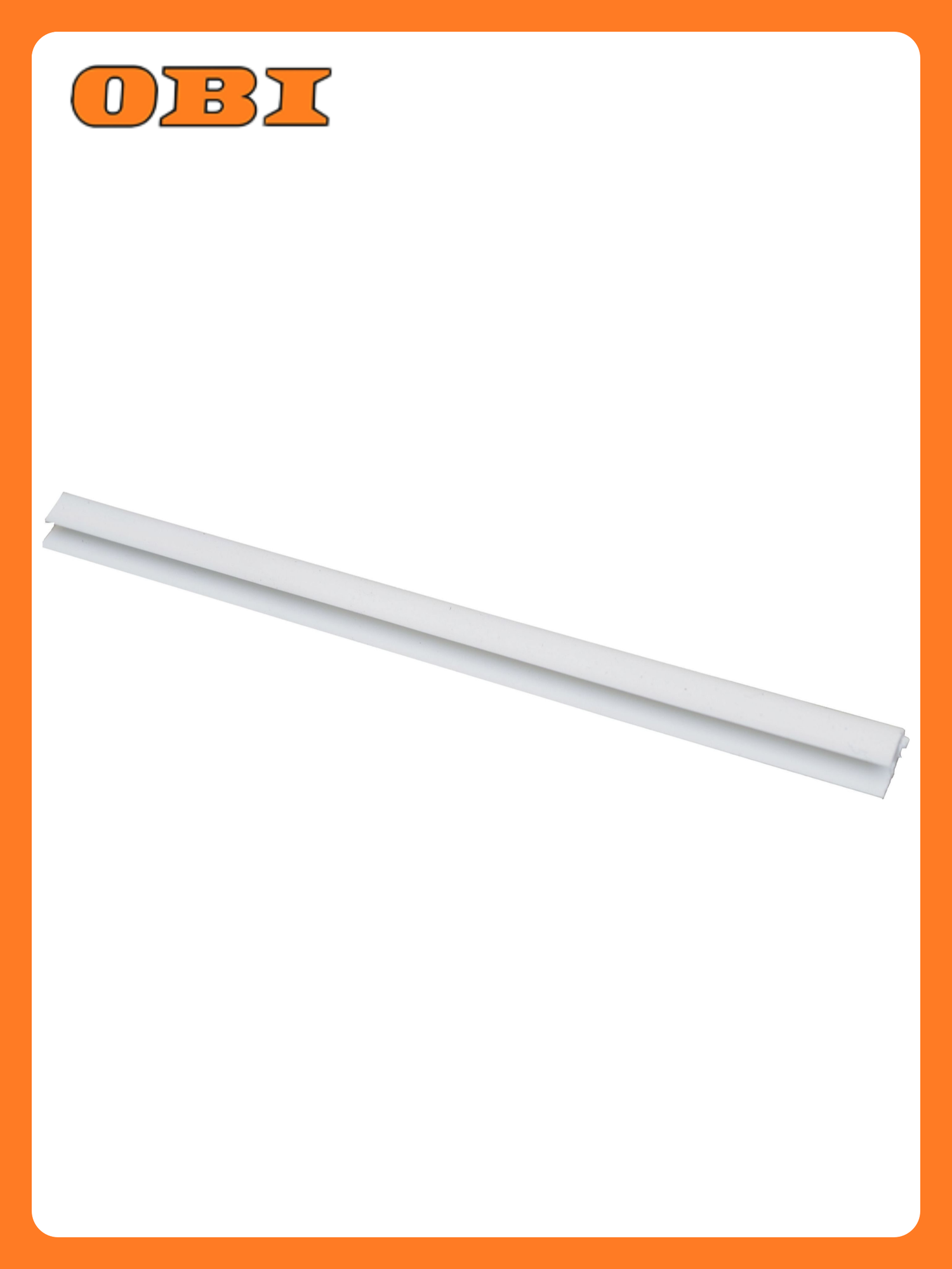 Соединительный профиль H-образный для МДФ панелей 2440 мм белый