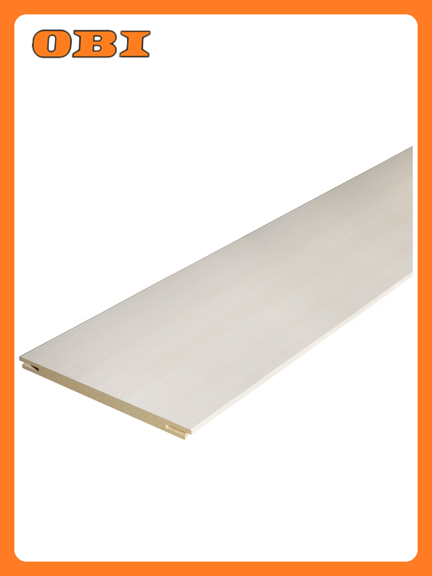 Добор экошпон 100х2150 мм дуб белый