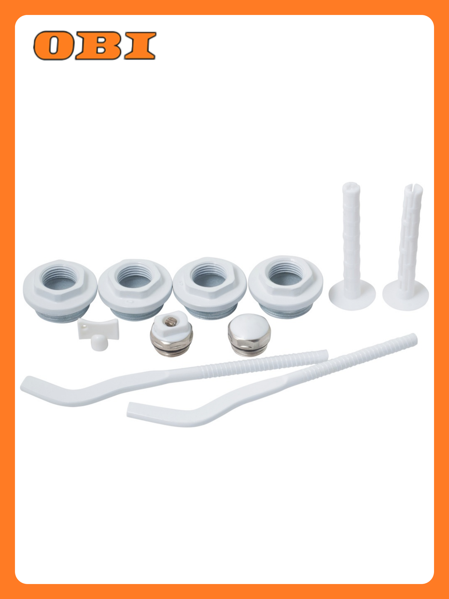 Набор комплектующих для установки радиатора с двумя кронштейнами 1