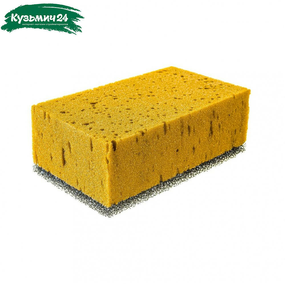 Губка крупнопористая Сибртех 86840 для удаления эпоксидной затирки 60х95х160 мм