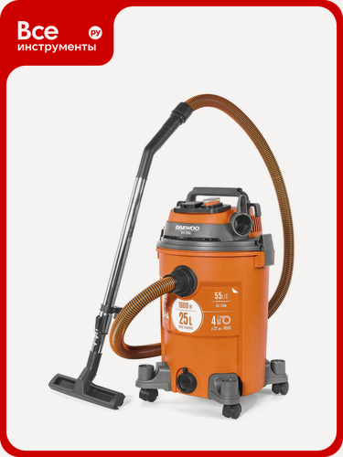 Изображение товара Строительный пылесос с шлангом DAEWOO 4 м DAVC 2516S