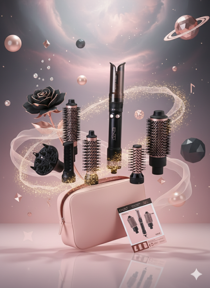 Фен для волос supermotor Enzo-760 стайлер, 7в1, 1200 вт Air Styler