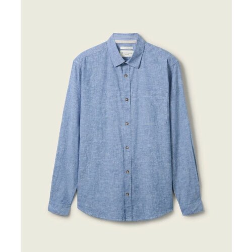 Рубашка Tom Tailor, размер XXL, синий рубашка tom tailor размер xxl серый