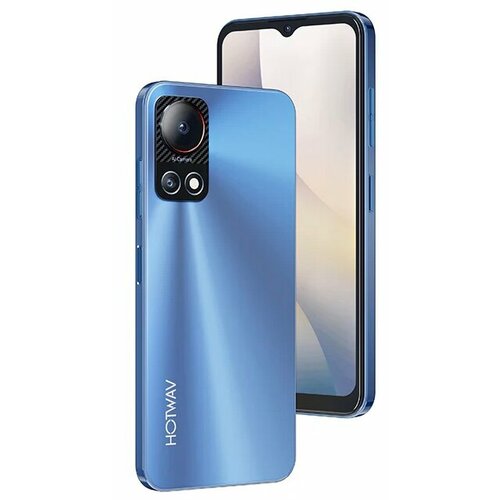 смартфон hotwav cyber 9 pro 4g 6 3 дюйма 8 128 гб 7500 мач Смартфон HOTWAV Note 13 4/128 ГБ, Dual nano SIM, ocean blue