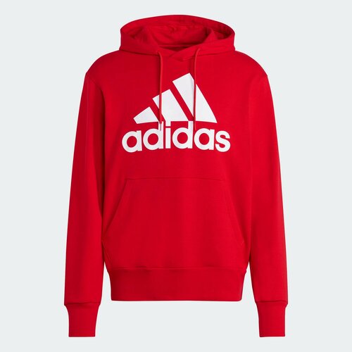 Худи adidas Essentials French Terry Big Logo, размер 2XL, красный толстовка asics sport big logo размер s черный