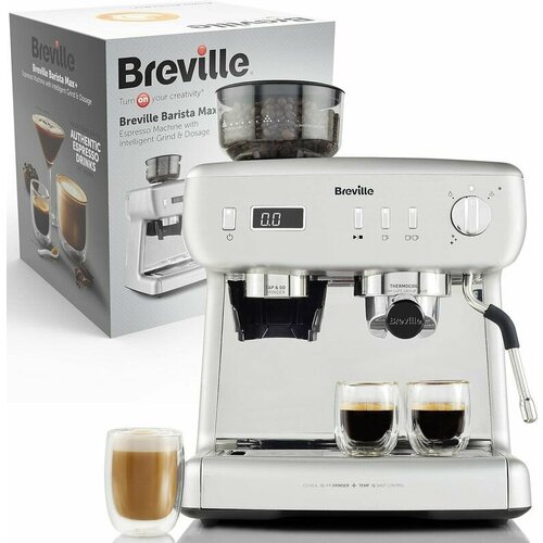 Рожковая кофемашина с кофемолкой Breville Barista Max+