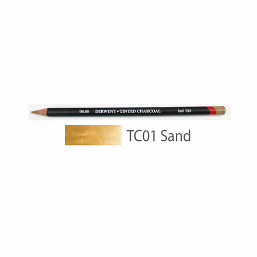 Карандаш угольный "Derwent" Tinted Charcoal №TC01 Песочный 2301665