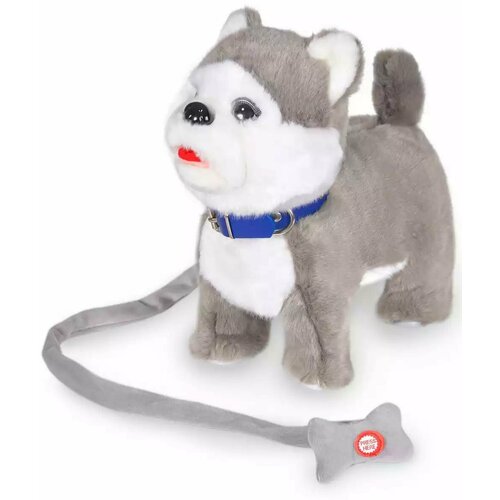 Мягкая игрушка Собака Кас 26 см JM-1906-1 механическая ТМ Коробейники интерактивная игрушка собака хаски на поводке