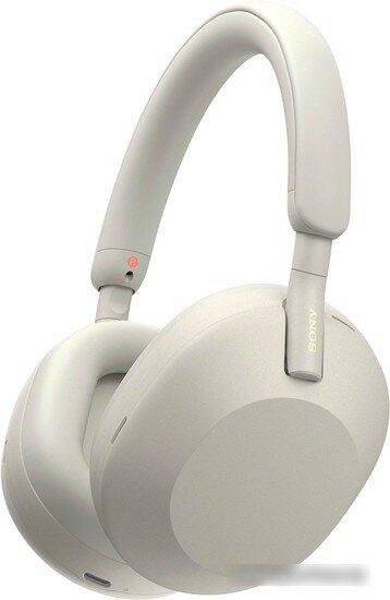 Наушники Sony WH-1000XM5, Bluetooth/3.5 мм, мониторные, белый [wh1000xm5/s]