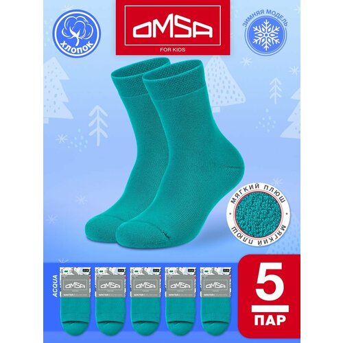 фото Носки omsa размер 27-30 (16-18), голубой