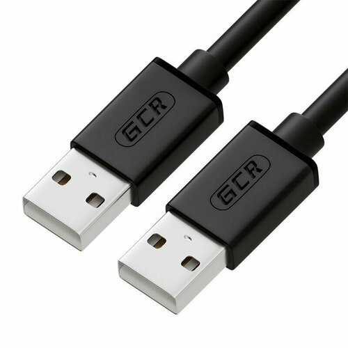 Greenconnect USB 2.0 Type-AM - USB 2.0 Type-AM 3м gcr кабель 0 3m usb am bm черный 28 28 awg экран армированный морозостойкий