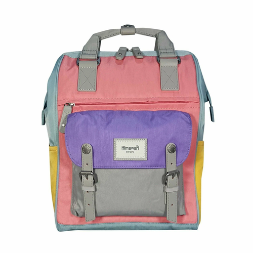 фото Рюкзак himawari buttercup boost 14" розово-сиреневый с серым и желтым