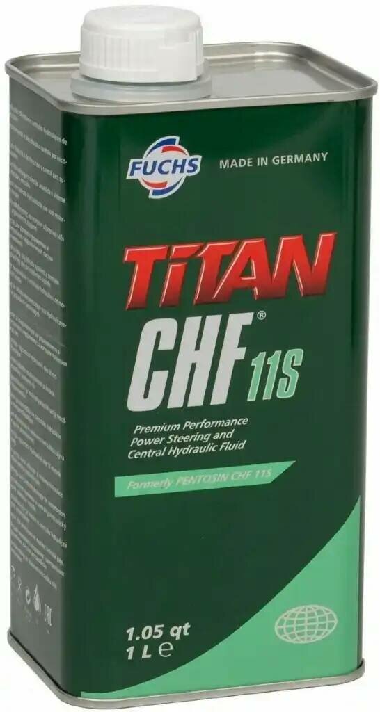 Жидкость Гур Titan Fuchs Formerly Pentosin CHF 11s 1л 83290429576 FUCHS арт. 4008849503016