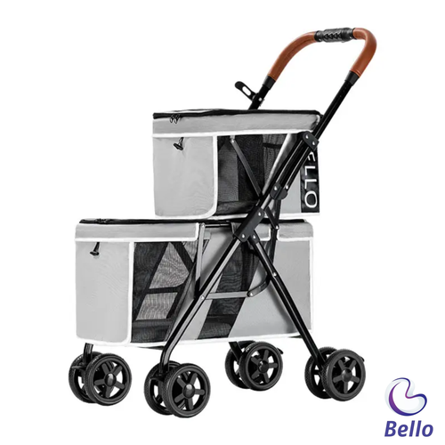 Прогулочная коляска для собак Bello, не съемная, нагрузка до 20 кг