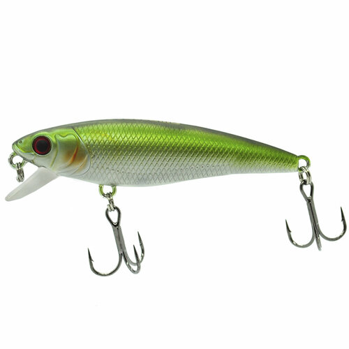 Воблер для рыбалки Mottomo Bang Minnow 65SP 6,3g Light Green минноу суспендер для спиннинга, твичинга. Приманка на щуку