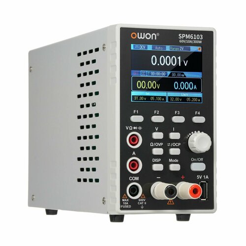 Источник питания с мультиметром SPM6103 OWON 0-60В 10А 300Вт