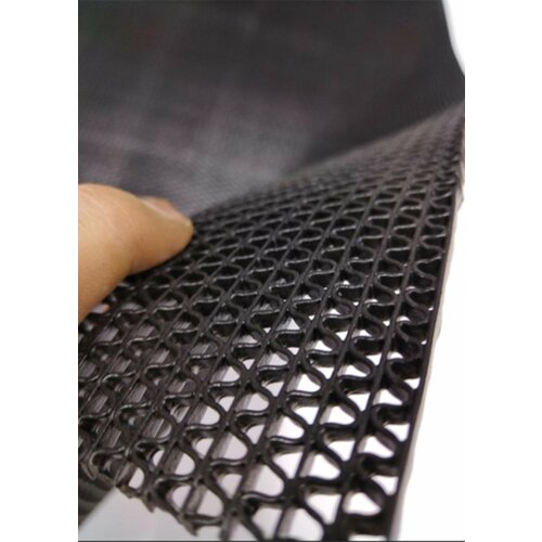 Резиновое покрытие напольное 0.9 на 1.5 (цвет черный) для ванной, перед дверью, в душевую, от грязи и снега, противоскользящий