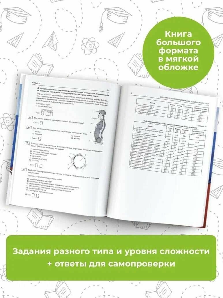 ОГЭ-2024. Биология (60x84/8). 30 тренировочных вариантов экзаменационных работ для подготовки к основному государственному экзамену - фото №4